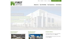 Desktop Screenshot of firstindustrial.com